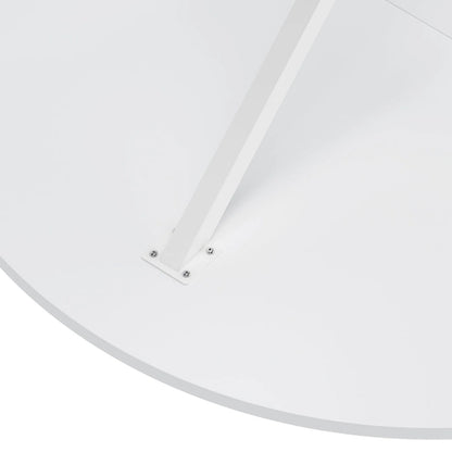 42.13 Modern Cross Leg Round Dining Table