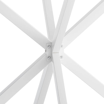 42.13 Modern Cross Leg Round Dining Table