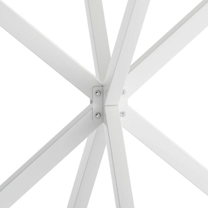 42.13 Modern Cross Leg Round Dining Table