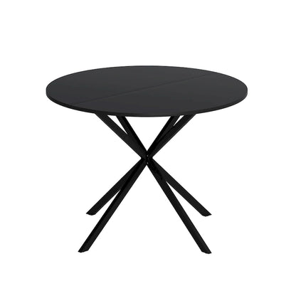 42.13 Modern Cross Leg Round Dining Table