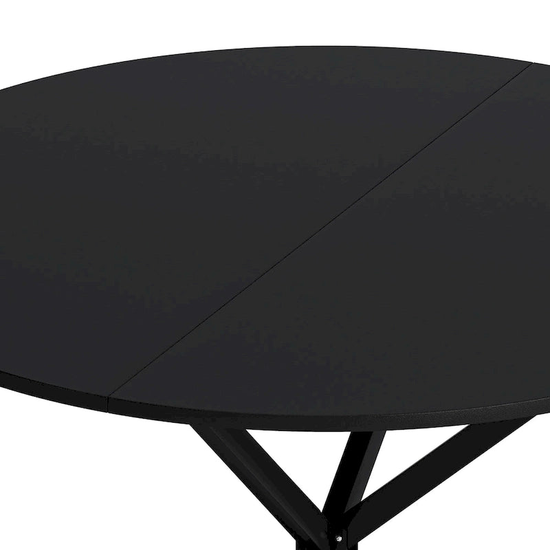 42.13 Modern Cross Leg Round Dining Table