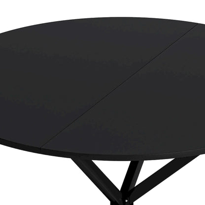 42.13 Modern Cross Leg Round Dining Table
