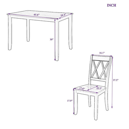 5-Piece Dining Table Set