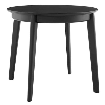 Atle Round Table in Matte Black