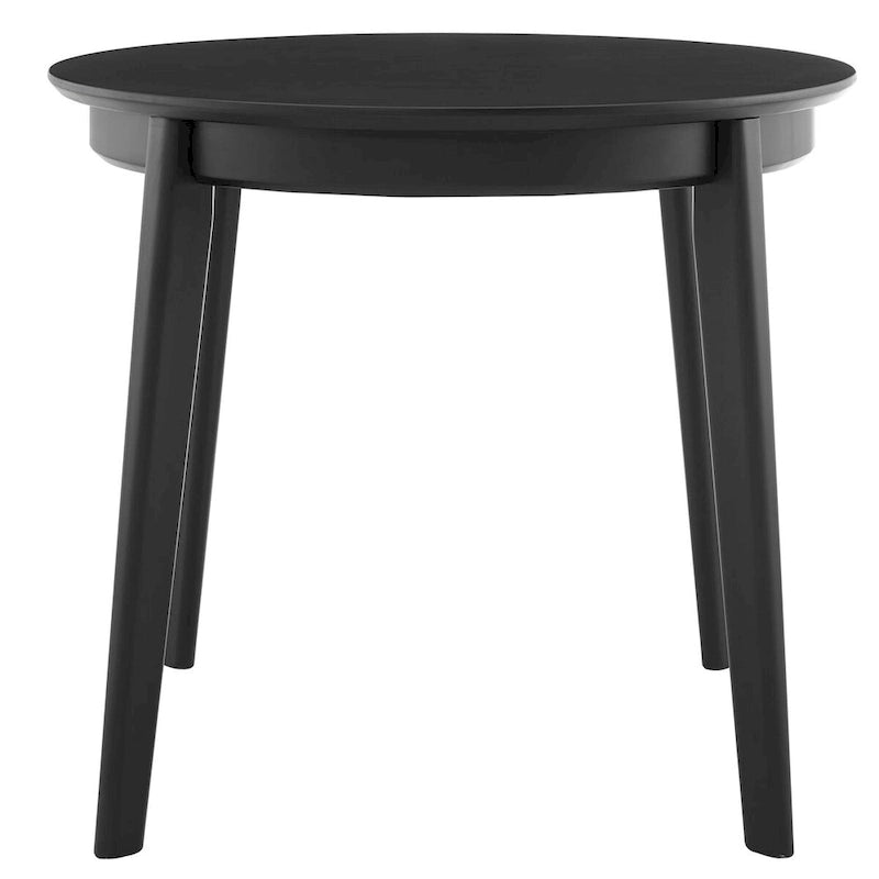 Atle Round Table in Matte Black
