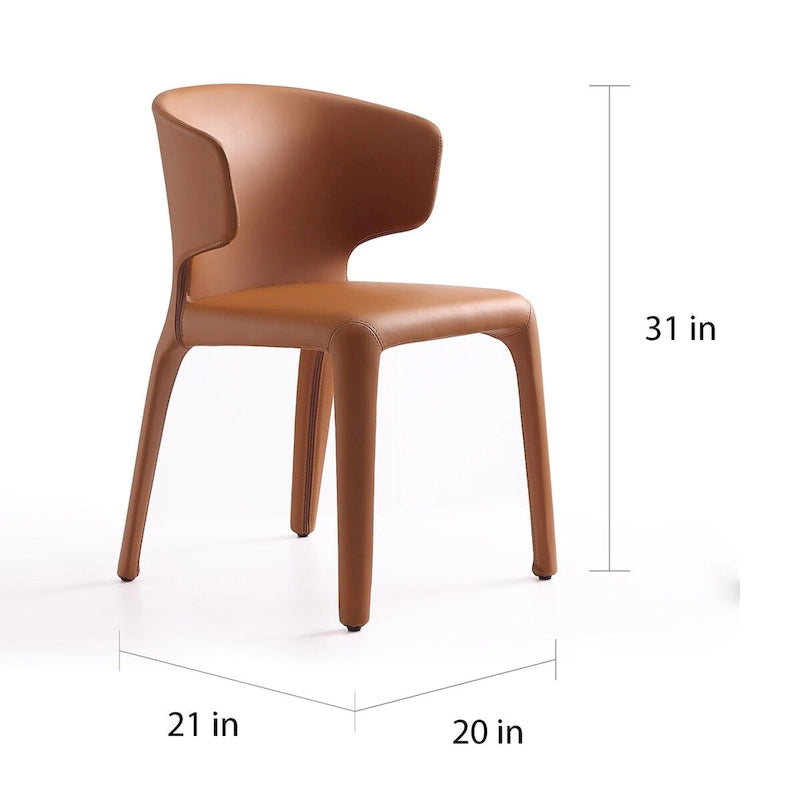 Carson Carrington Idloken Leather Upholstered Dining Chair - N/A