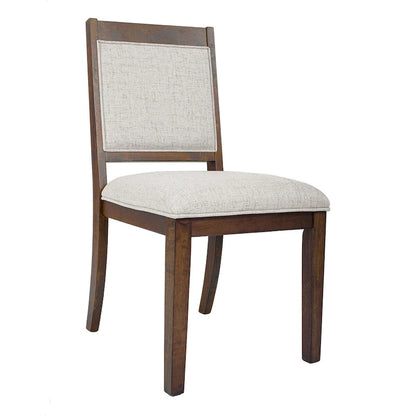 HomePop Open Back Upholstered Wood Frame Dining Chair - Set of 2