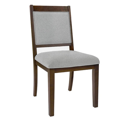 HomePop Open Back Upholstered Wood Frame Dining Chair - Set of 2