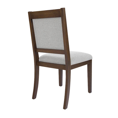 HomePop Open Back Upholstered Wood Frame Dining Chair - Set of 2