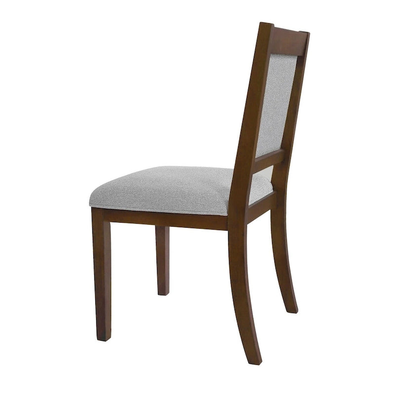 HomePop Open Back Upholstered Wood Frame Dining Chair - Set of 2