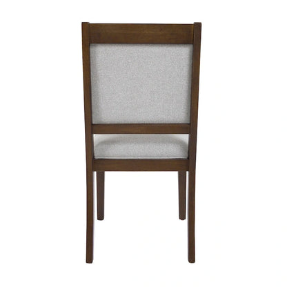 HomePop Open Back Upholstered Wood Frame Dining Chair - Set of 2