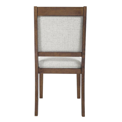 HomePop Open Back Upholstered Wood Frame Dining Chair - Set of 2