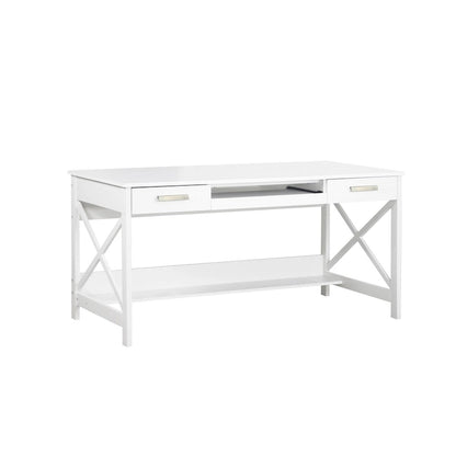 Saint Birch Alaska 59.5 Modern Farmhouse Writing Desk with Two Drawers