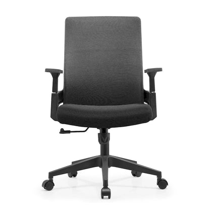 Adjustable Mid-Back Office Chair with 360-Degree Swivel and Tilt Brio Series by LeisureMod