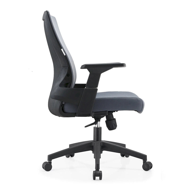 Adjustable Mid-Back Office Chair with 360-Degree Swivel and Tilt Brio Series by LeisureMod