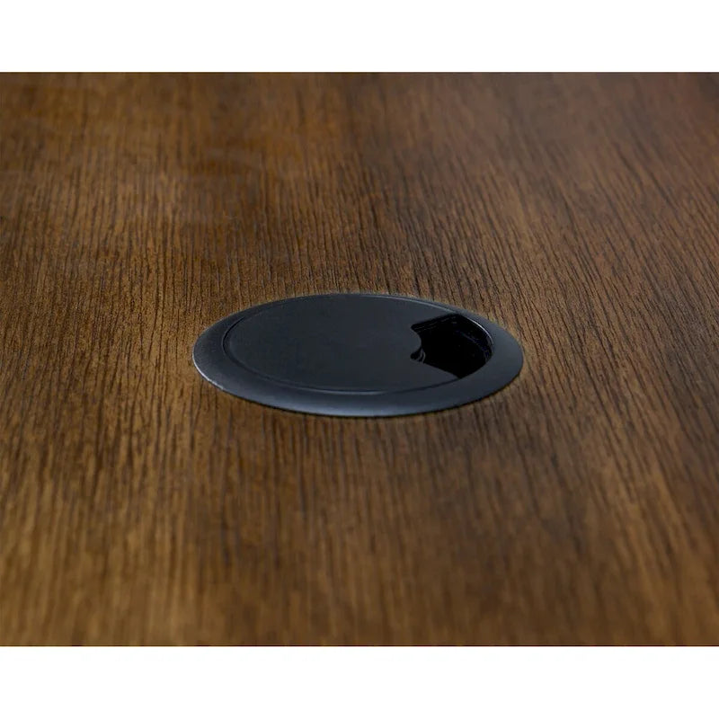 Farmhouse Electric Sit/Stand Desk, Height Adjustable Table, Blue