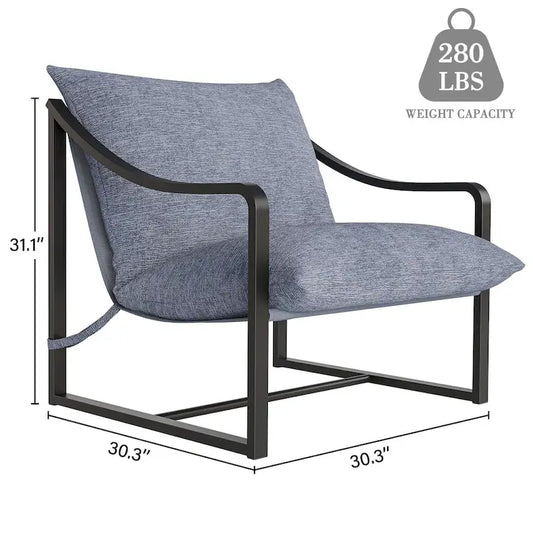 Modern Sling Accent Chair