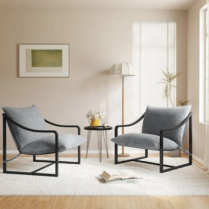 Modern Sling Accent Chair