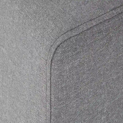 Anka Grey Linen Down Filled Cushioned 11-Seat Sectional Sofa by iNSPIRE Q Modern