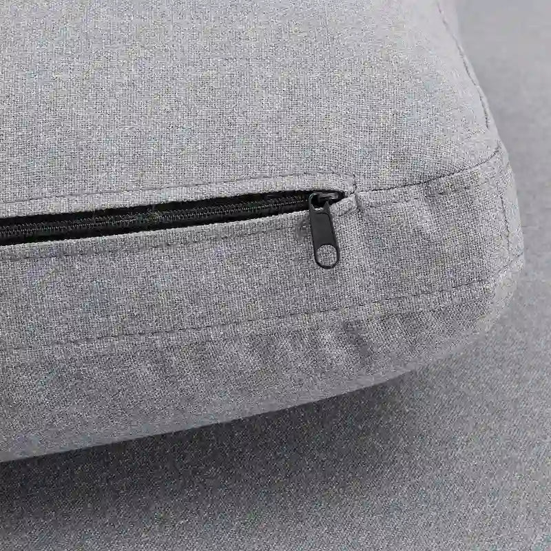 Anka Grey Linen Down Filled Cushioned 11-Seat Sectional Sofa by iNSPIRE Q Modern