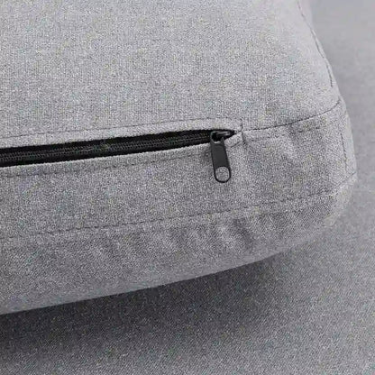 Anka Grey Linen Down Filled Cushioned 11-Seat Sectional Sofa by iNSPIRE Q Modern