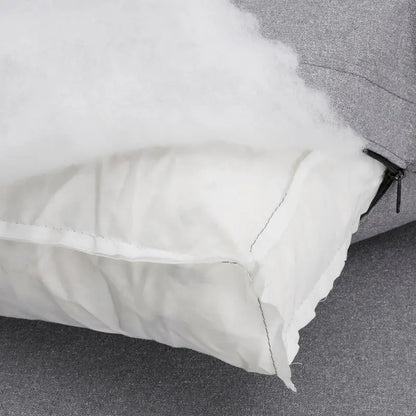 Anka Grey Linen Down Filled Cushioned 11-Seat Sectional Sofa by iNSPIRE Q Modern