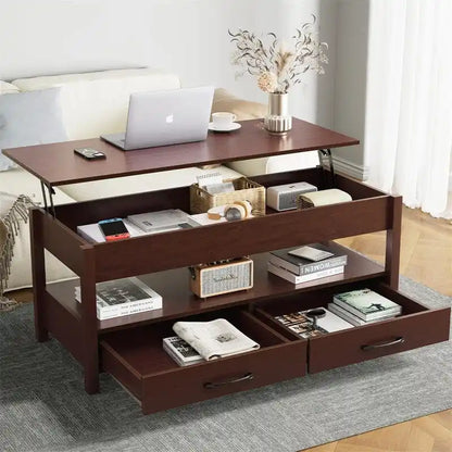 Lift Top Coffee Table - 19.7D x 43.3W x 24.8H