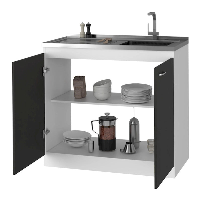 Brookeline Rectangle 2-Door Utility Sink and Cabinet