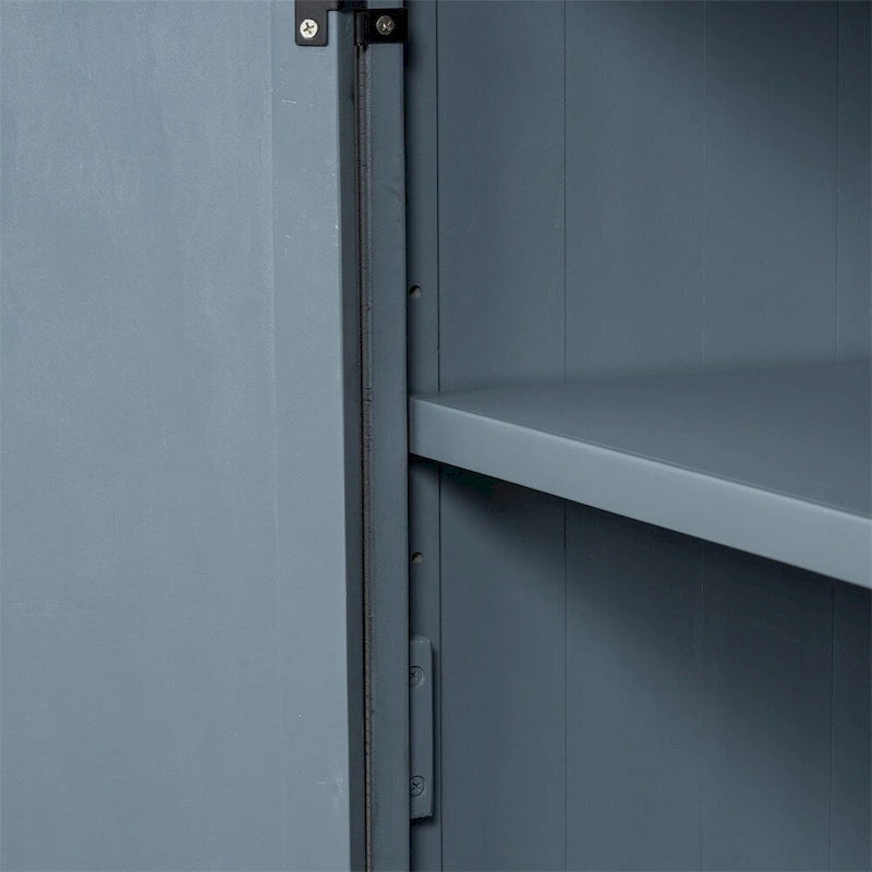 Wood Storage Cabinet Sideboard with Adjustable Shelves and 3 Doors