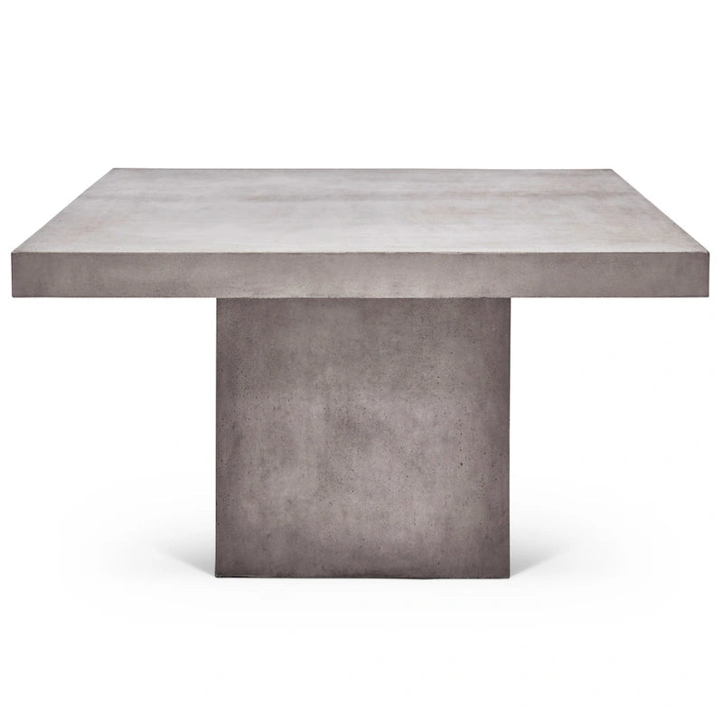 Mixx - Una 59 Square Counter Height Dining Table - Dark Grey