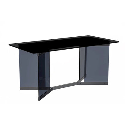 Oryn Rectangular Dining Table with Glass/Sintered Stone Top
