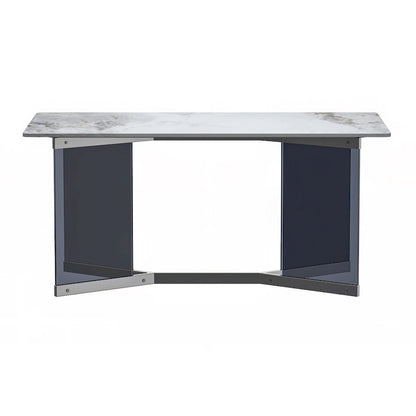 Oryn Rectangular Dining Table with Glass/Sintered Stone Top