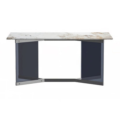 Oryn Rectangular Dining Table with Glass/Sintered Stone Top