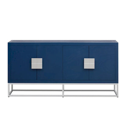 Modern Sideboard with Unique Support Legs and Adjustable Shelves