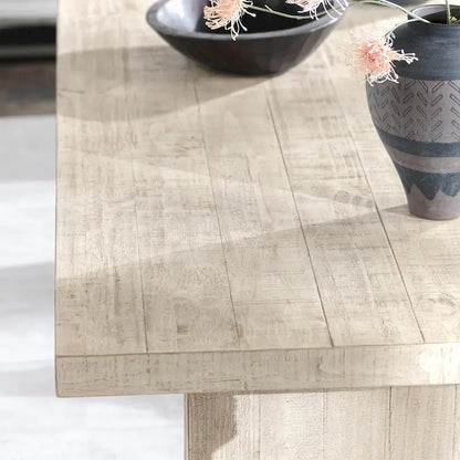 Classic Home Lynx 94 Reclaimed Pine Wood Dining Table - 94Wx40Dx30H