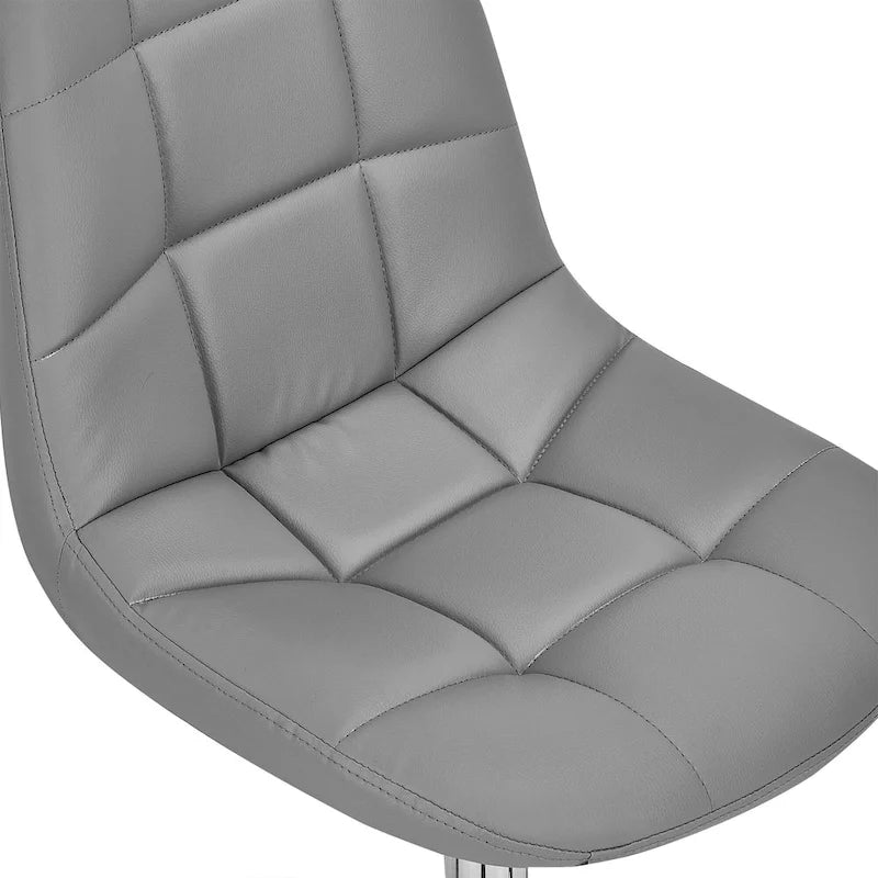 Javlergo Armless Home Office Chair, Height Adjustable Computer Desk Chair with Wheels