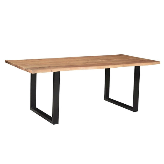 Athea Butterfly light acacia live Edge Dining Table - 96