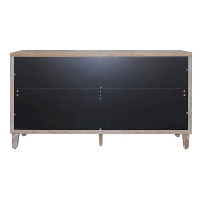 4 Door Wooden Cabinet Sideboard for Living Room