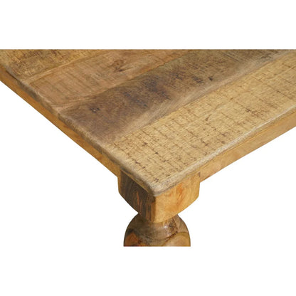 Ava 72 Carved Solid Wood Dining Table - 72 W